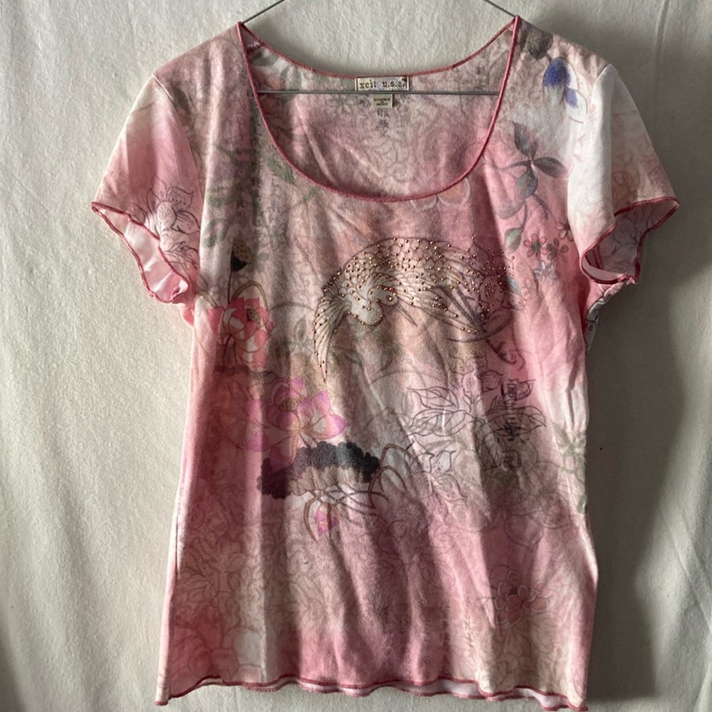 Xcit usa  Pink Graphic Tee